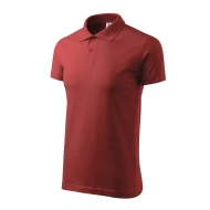 Tricou polo barbati, bumbac 180g/m2, Malfini Single J. 202, Rosu bordo Tricou polo barbati, bumbac 180g/m2, Malfini Single J. 202, Rosu bordo