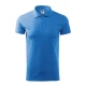 Tricou polo barbati, bumbac 180g/m2, Malfini Single J. 202, Albastru azuriu Tricou polo barbati, bumbac 180g/m2, Malfini Single J. 202, Albastru azuriu