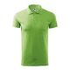 Tricou polo barbati, bumbac 180g/m2, Malfini Single J. 202, Verde iarba Tricou polo barbati, bumbac 180g/m2, Malfini Single J. 202, Verde iarba