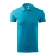 Tricou polo barbati, bumbac 180g/m2, Malfini Single J. 202, Turcoaz Tricou polo barbati, bumbac 180g/m2, Malfini Single J. 202, Turcoaz