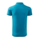 Tricou polo barbati, bumbac 180g/m2, Malfini Single J. 202, Turcoaz Tricou polo barbati, bumbac 180g/m2, Malfini Single J. 202, Turcoaz