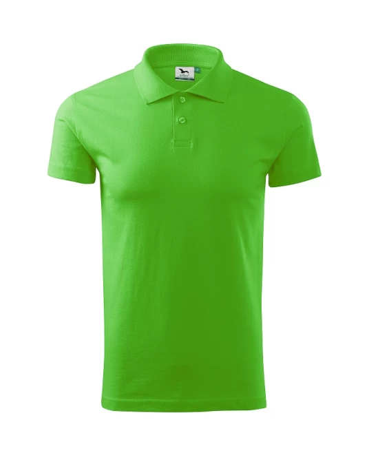 Tricou polo barbati, bumbac 180g/m2, Malfini Single J. 202, Verde mar