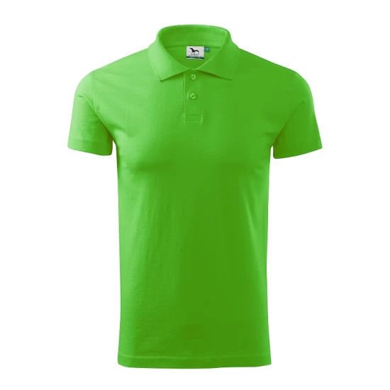 Tricou polo barbati, bumbac 180g/m2, Malfini Single J. 202, Verde mar Tricou polo barbati, bumbac 180g/m2, Malfini Single J. 202, Verde mar