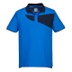 Tricou polo corporate PW2, 144g/m2, Albastru/Bleumarin Tricou polo corporate PW2, 144g/m2, Albastru/Bleumarin