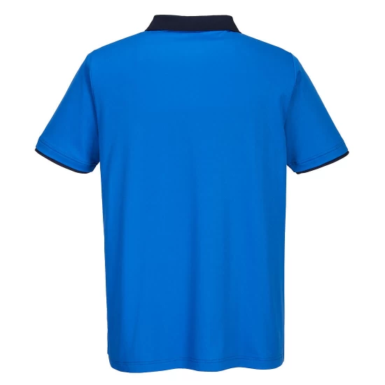Tricou polo corporate PW2, 144g/m2, Albastru/Bleumarin Tricou polo corporate PW2, 144g/m2, Albastru/Bleumarin