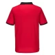 Tricou polo corporate PW2, 144g/m2, Rosu/Negru Tricou polo corporate PW2, 144g/m2, Rosu/Negru