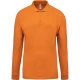 Tricou polo pique maneca lunga, 180g/m2, Kariban 256 Portocaliu Tricou polo pique maneca lunga, 180g/m2, Kariban 256 Portocaliu