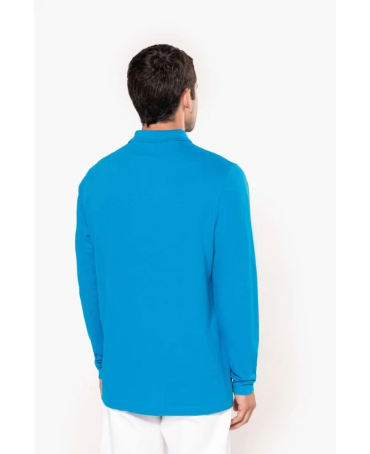 Tricou polo pique maneca lunga, 180g/m2, Kariban 256 Portocaliu Tricou polo pique maneca lunga, 180g/m2, Kariban 256 Portocaliu