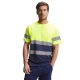 Tricou reflectorizant cu maneca scurta, 130g/mp Galben Tricou reflectorizant cu maneca scurta, 130g/mp Galben