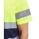 Tricou reflectorizant cu maneca scurta, 130g/mp Galben Tricou reflectorizant cu maneca scurta, 130g/mp Galben