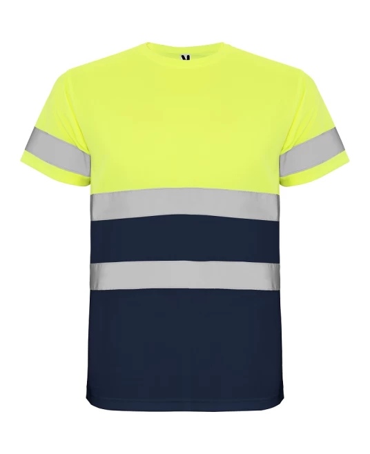 Tricou HiVis poliester 100%, 130g/mp Galben bleumarin Tricou HiVis poliester 100%, 130g/mp Galben bleumarin