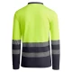 Tricou polo Hi-Vis maneca lunga, continut ridicat din bumbac, 170 g/mp, Galben/Gri Tricou polo Hi-Vis maneca lunga, continut ridicat din bumbac, 170 g/mp, Galben/Gri