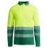 Tricou polo Hi-Vis maneca lunga, continut ridicat din bumbac, 170 g/mp, Galben/Verde
