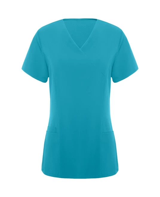 Tunica industria alimentara sau Curatenie, elastan 170g/m2 albastru turcoaz Tunica industria alimentara sau Curatenie, elastan 170g/m2 albastru turcoaz