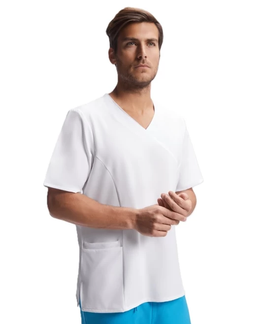 Tunica tercot barbati, 170g/m2, alba Tunica tercot barbati, 170g/m2, alba