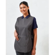 Tunica de lucru cu buzunar din tercot, gri inchis