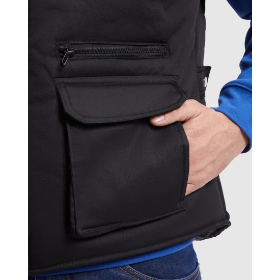 Vesta vatuita tercot, negru Vesta vatuita tercot, negru