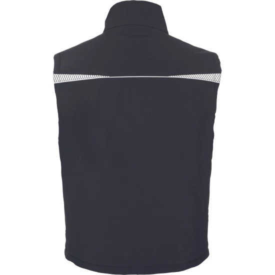 Vesta vatuita Emerton, accesorii reflectorizante, negru Vesta vatuita Emerton, accesorii reflectorizante, negru