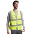 Vesta HiVis cu fermoar, galben