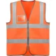 Vesta HiVis cu fermoar, portocaliu Vesta HiVis cu fermoar, portocaliu