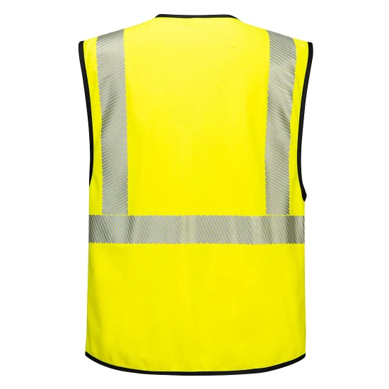 Vesta reflectorizanta premium, benzi segmentate, Galben/Negru Vesta reflectorizanta premium, benzi segmentate, Galben/Negru