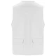 Vesta de lucru cu buzunare multifunctionale, Alb Vesta de lucru cu buzunare multifunctionale, Alb