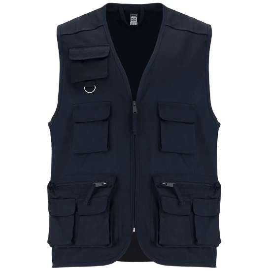 Vesta de lucru cu buzunare multifunctionale, Bleumarin