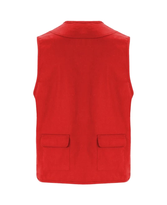 Vesta de lucru cu buzunare multifunctionale, Rosu Vesta de lucru cu buzunare multifunctionale, Rosu