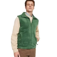 Vesta fleece unisex verde 300g/m² – calduroasa si confortabila