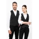 Vesta slimfit ospatari femei, negru Vesta slimfit ospatari femei, negru
