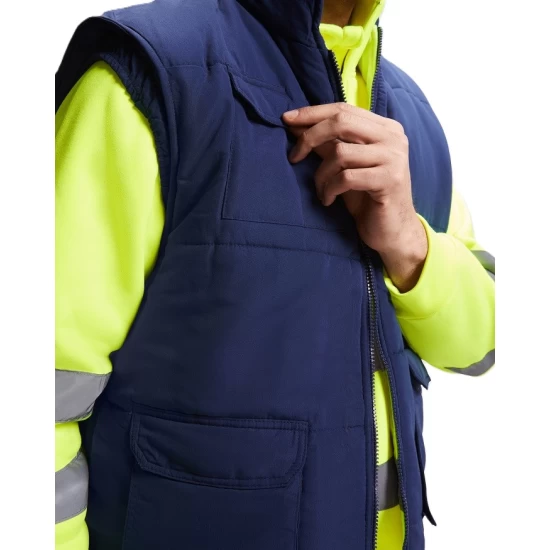 Vesta vatuita HiVis cu 2 fete Vesta vatuita HiVis cu 2 fete