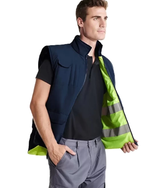 Vesta vatuita HiVis cu 2 fete Vesta vatuita HiVis cu 2 fete