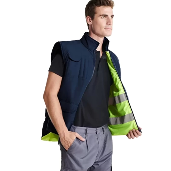 Vesta vatuita HiVis cu 2 fete Vesta vatuita HiVis cu 2 fete