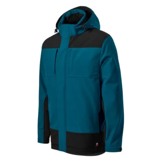 Jachetă softshell de iarna barbati Vertex- albastru petrol Jachetă softshell de iarna barbati Vertex- albastru petrol