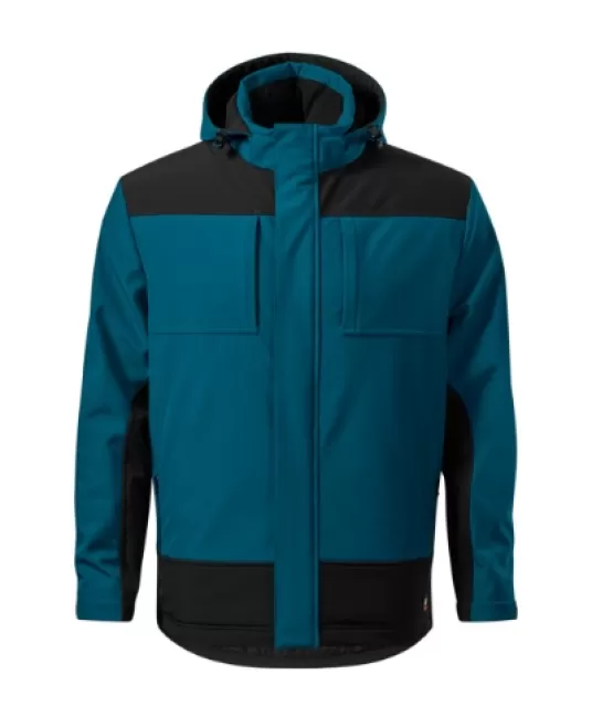 Jachetă softshell de iarna barbati Vertex- albastru petrol