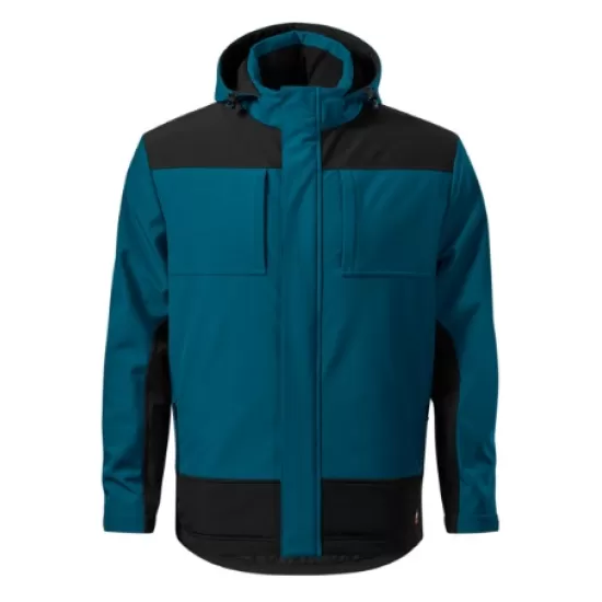Jachetă softshell de iarna barbati Vertex- albastru petrol Jachetă softshell de iarna barbati Vertex- albastru petrol