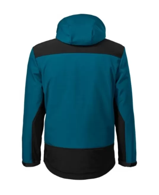 Jachetă softshell de iarna barbati Vertex- albastru petrol