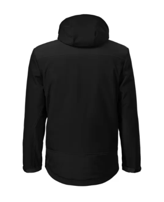 Jachetă softshell de iarna barbati Vertex- negru