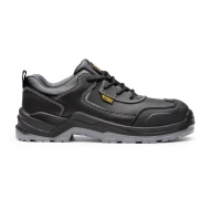Pantofi de protectie S3S CI, bombeu si lamela nemetalice, varf anti-uzura, negri