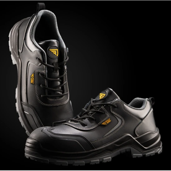 Pantofi de protectie S3S CI, bombeu si lamela nemetalice, varf anti-uzura, negri