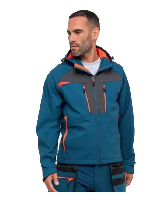 Jacheta softshell premium Portwest DX Albastru