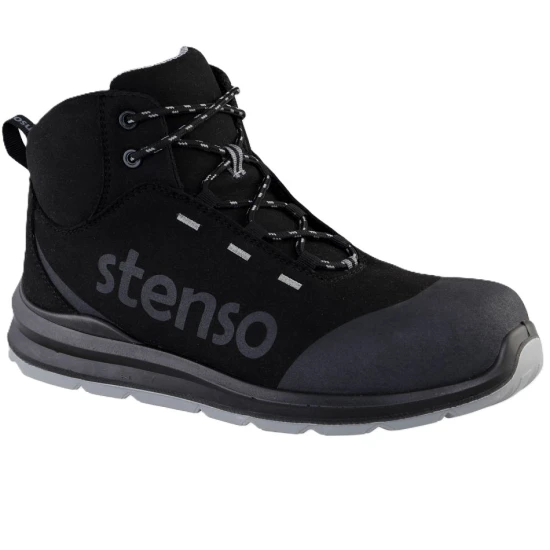 Bocanci de protectie Jett, S3, bombeu compozit, negru