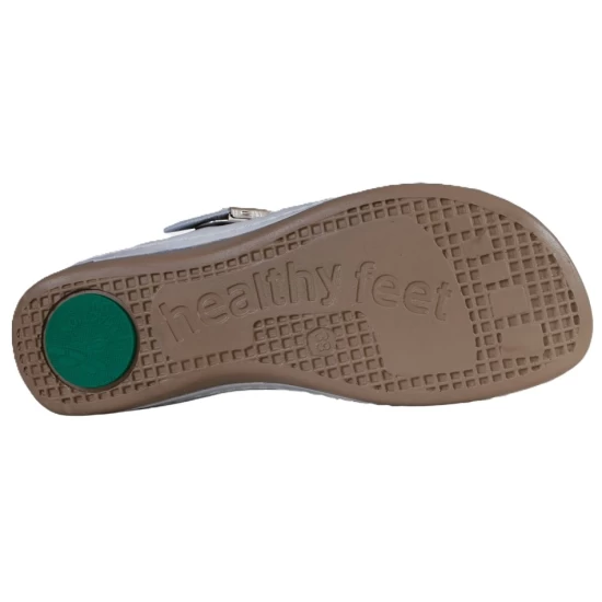 Saboti de lucru O1, de dama, fara bareta, insertie antialunecare, albi Saboti de lucru O1, de dama, fara bareta, insertie antialunecare, albi