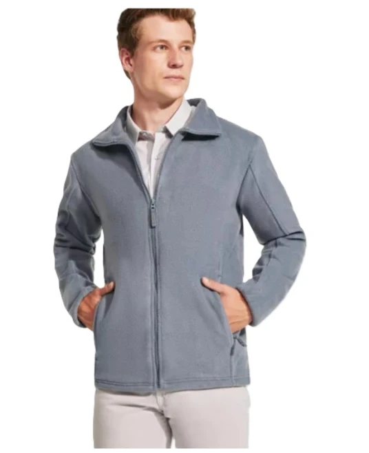 Jacheta fleece barbati, 300g/m2 Gri