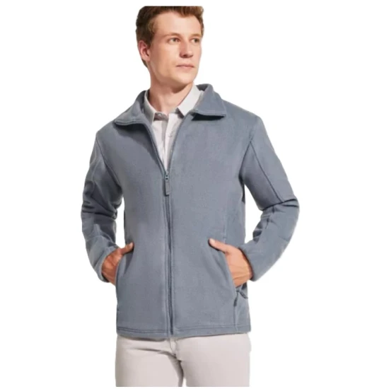 Jacheta fleece barbati, 300g/m2 Gri