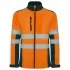 Jacheta softshell HiVis, Portocaliu bleumarin