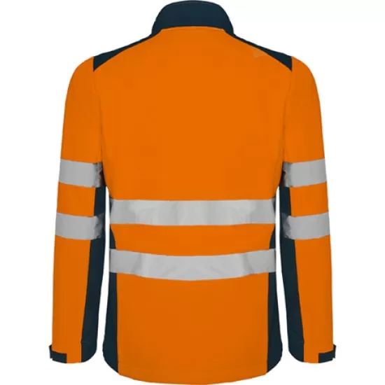 Jacheta softshell HiVis, Portocaliu bleumarin Jacheta softshell HiVis, Portocaliu bleumarin