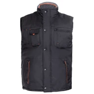 Vesta vatuita impermeabila, captuseala matlasata, negru Vesta vatuita impermeabila, captuseala matlasata, negru