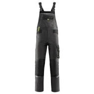 Salopeta cu pieptar Prisma, tercot 270g/m2, gri