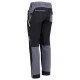 Pantaloni softshell, negru-gri